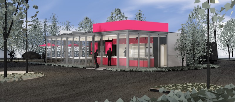 Modulbau Verkaufsfläche für Ladenbau