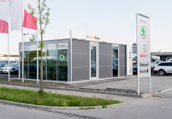 Modulare Systemlösung als Bürogebäude, Bürocontainer, Tiny-Office