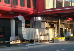 Airport | 10117 Berlin - 133qm Airside Anbau als Warteraum (hier: Lüftungsanlage)