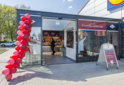 Schlüsselfertiger Modulbau für Ladenbauer | Verkaufsgebäude, Verkaufscontainer, Verkaufspavillons, Verkaufsstände -  TYP: Anbau