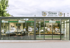 Schlüsselfertiger Modulbau für Ladenbauer | Verkaufsgebäude, Verkaufscontainer, Verkaufspavillons, Verkaufsstände - TYP:  Backcontainer