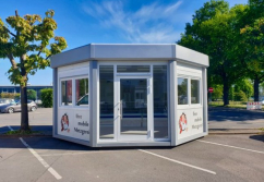 Metzgerei Verkaufsmodul (Metzgereicontainer) - Vermietung - Vorderansicht 3