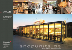 Verkaufspavillon Verkaufscontainer Bäckerei ShopCUBE