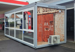 Tankstellen Verkaufscontainer für Umbauten
