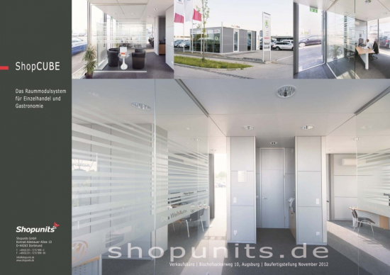 Verkaufspavillon Verkaufscontainer Autohaus ShopCUBE