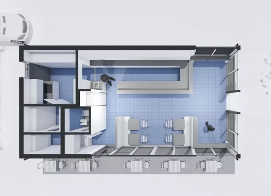 Bauherrenberatung & Bauherrenservice für Verkaufsgebäude, 3D-Visualisierung
